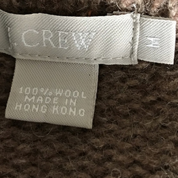 J. Crew Ribbed Collar Pure Wool Knit Sweater M - Picture 8 of 8